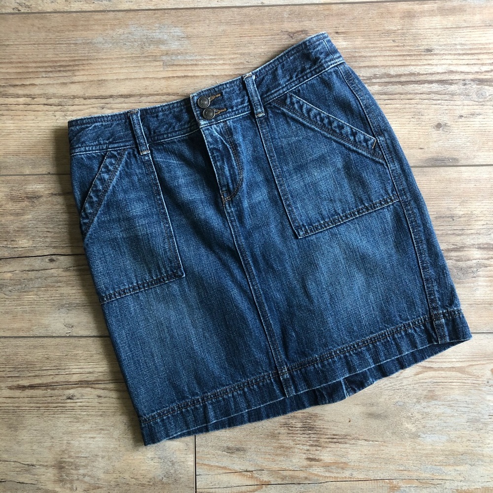 {LOFT} Denim Pencil Skirt 2P